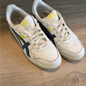 ASICS Sportstyle White and Blue Sneakers Size 7